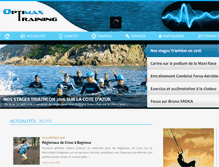 Tablet Screenshot of optimaxtraining.com